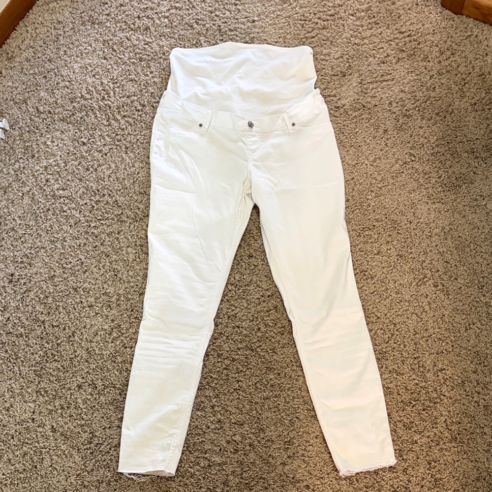 Abercrombie & Fitch White Maternity the Jean Leggings size 30 / 10R